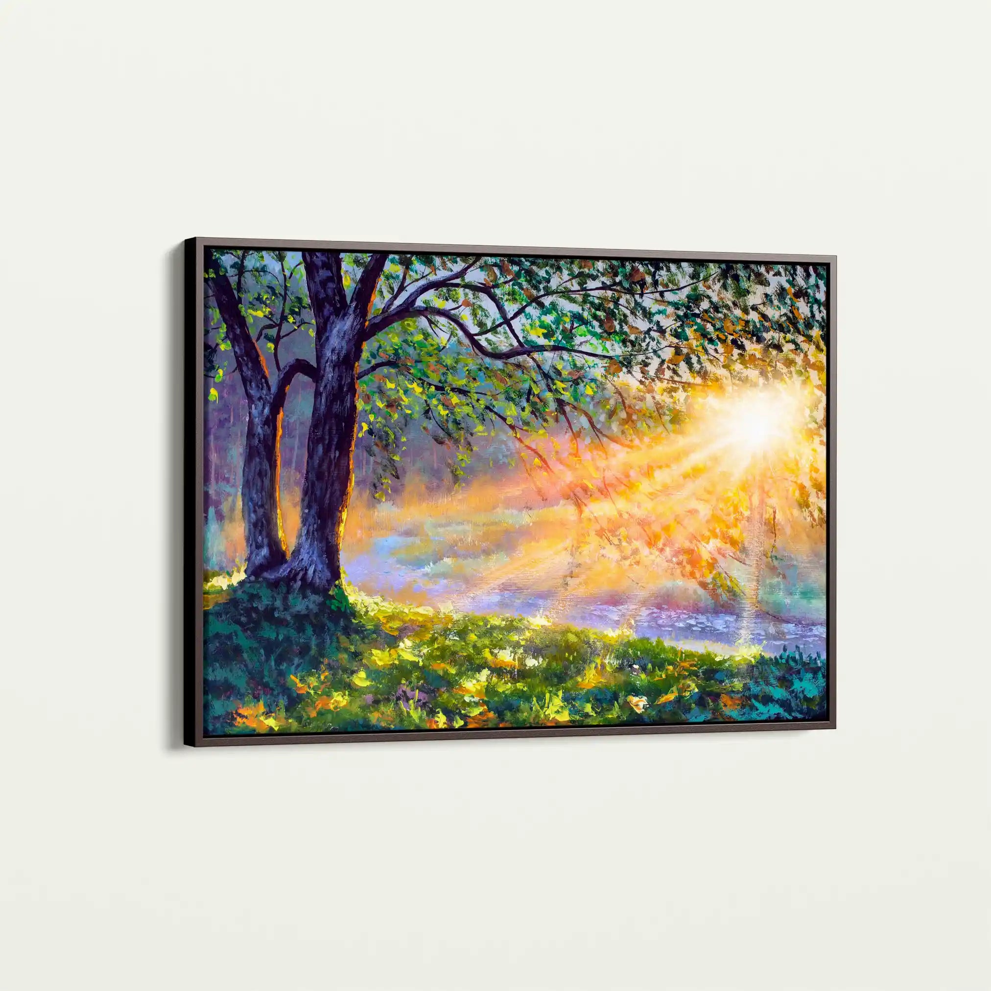 Landscape 131 Canvas Art 90 x 60 cm / Stretched on hidden frame