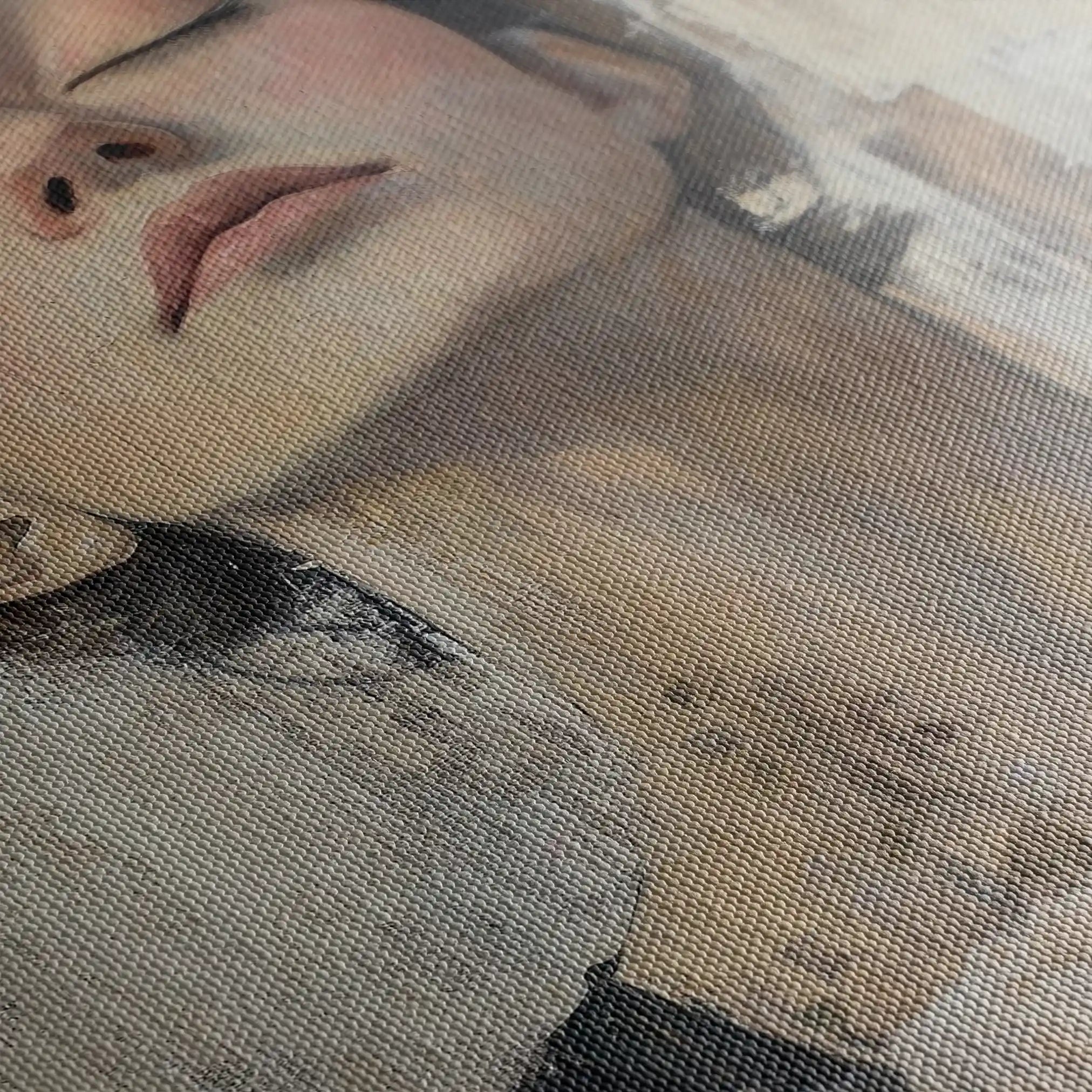 Portrait 131 Canvas Art 90 x 60 cm / Stretched on hidden frame