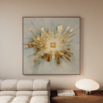 Abstract 1310 Canvas Art 60 x 60 cm / Stretched on hidden frame