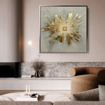 Abstract 1310 Canvas Art 60 x 60 cm / Stretched on hidden frame