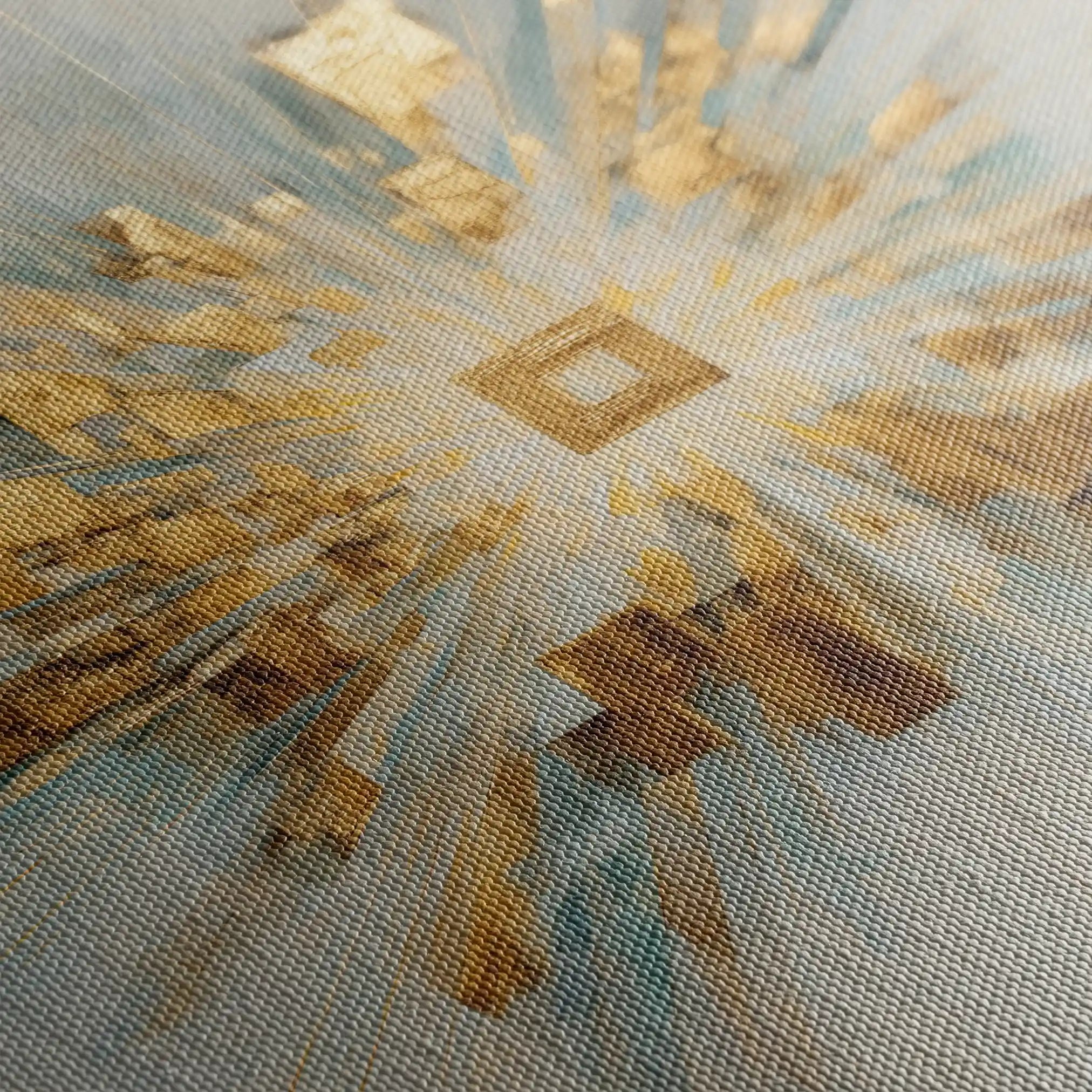 Abstract 1310 Canvas Art 60 x 60 cm / Stretched on hidden frame