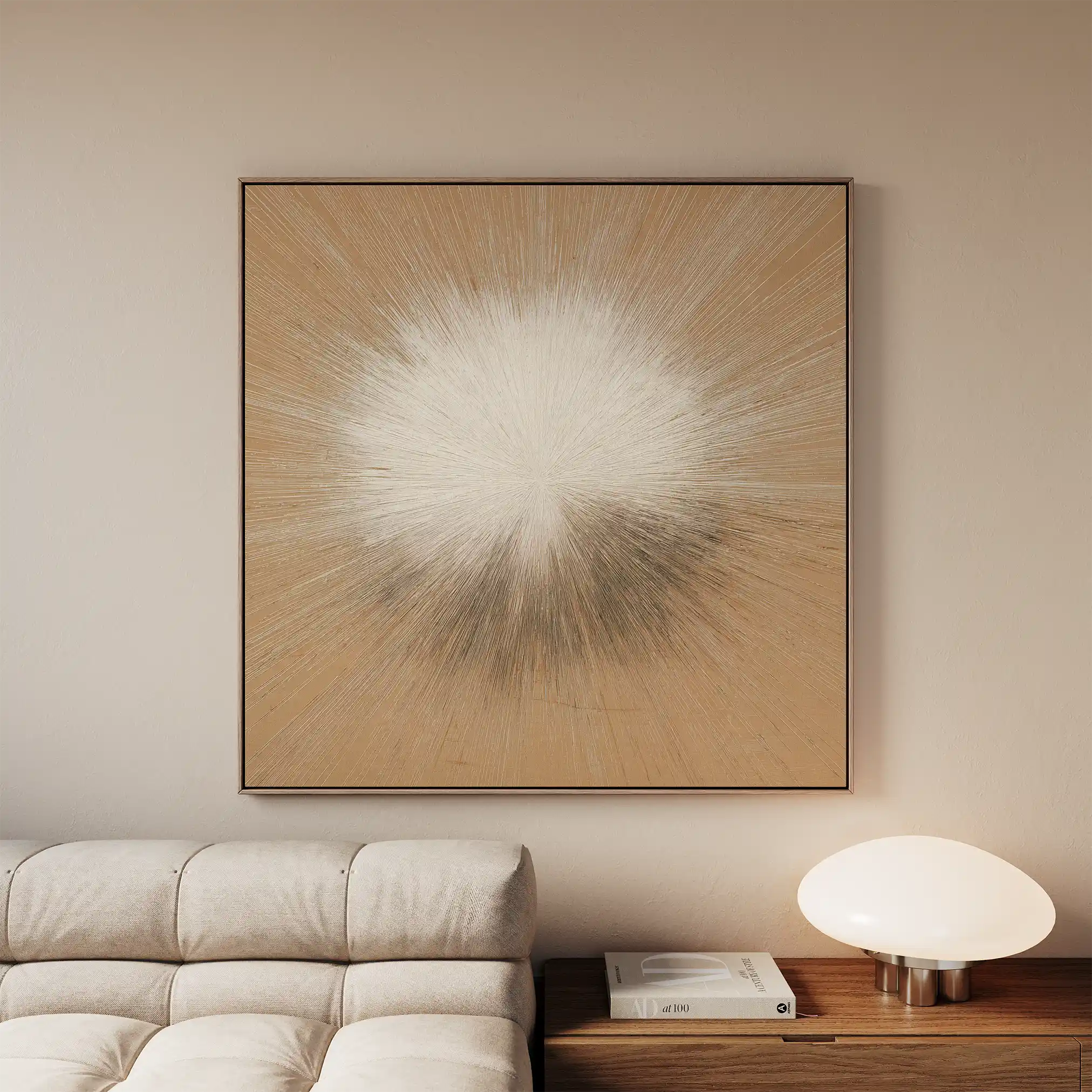 Abstract 1311 Canvas Art 60 x 60 cm / Stretched on hidden frame