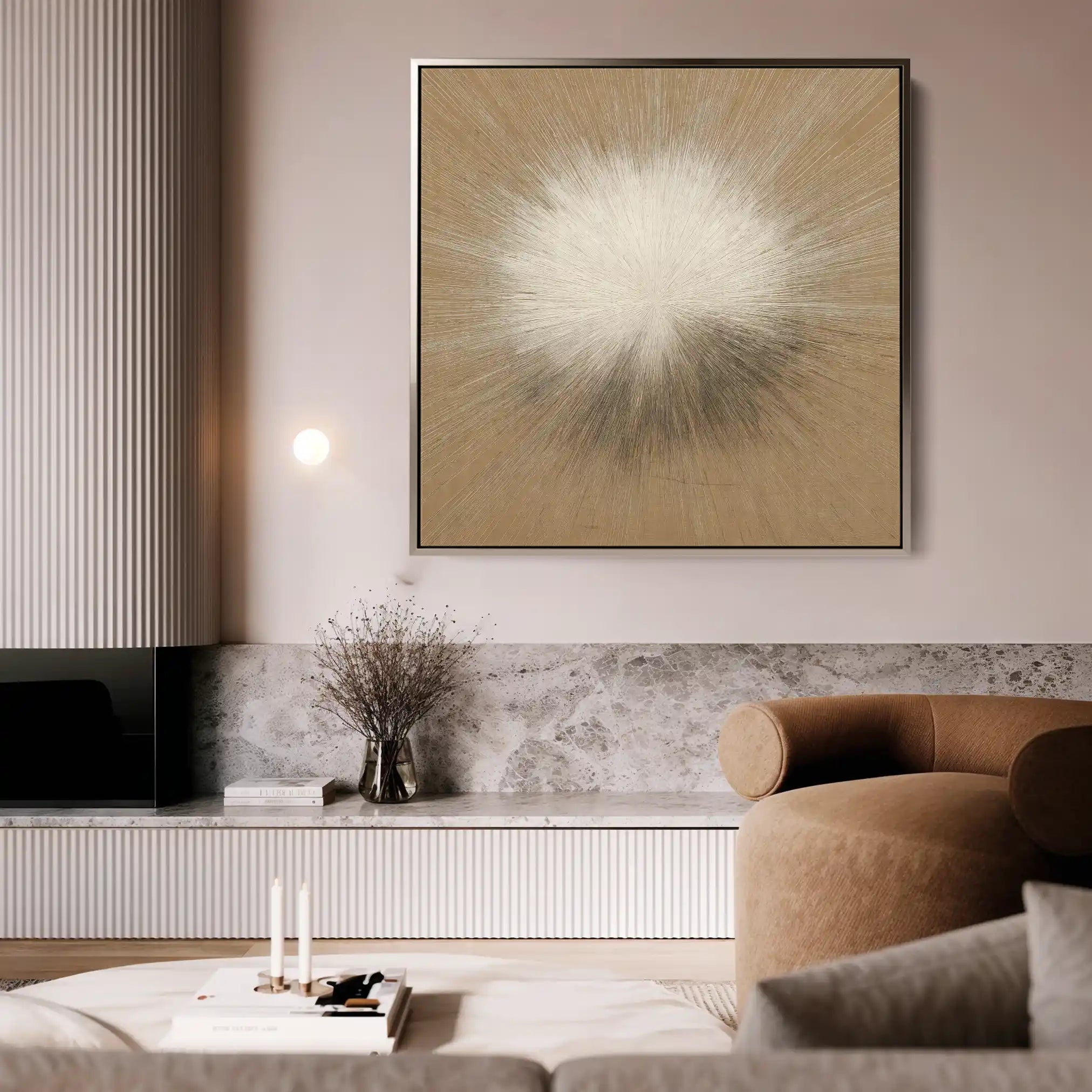 Abstract 1311 Canvas Art 60 x 60 cm / Stretched on hidden frame