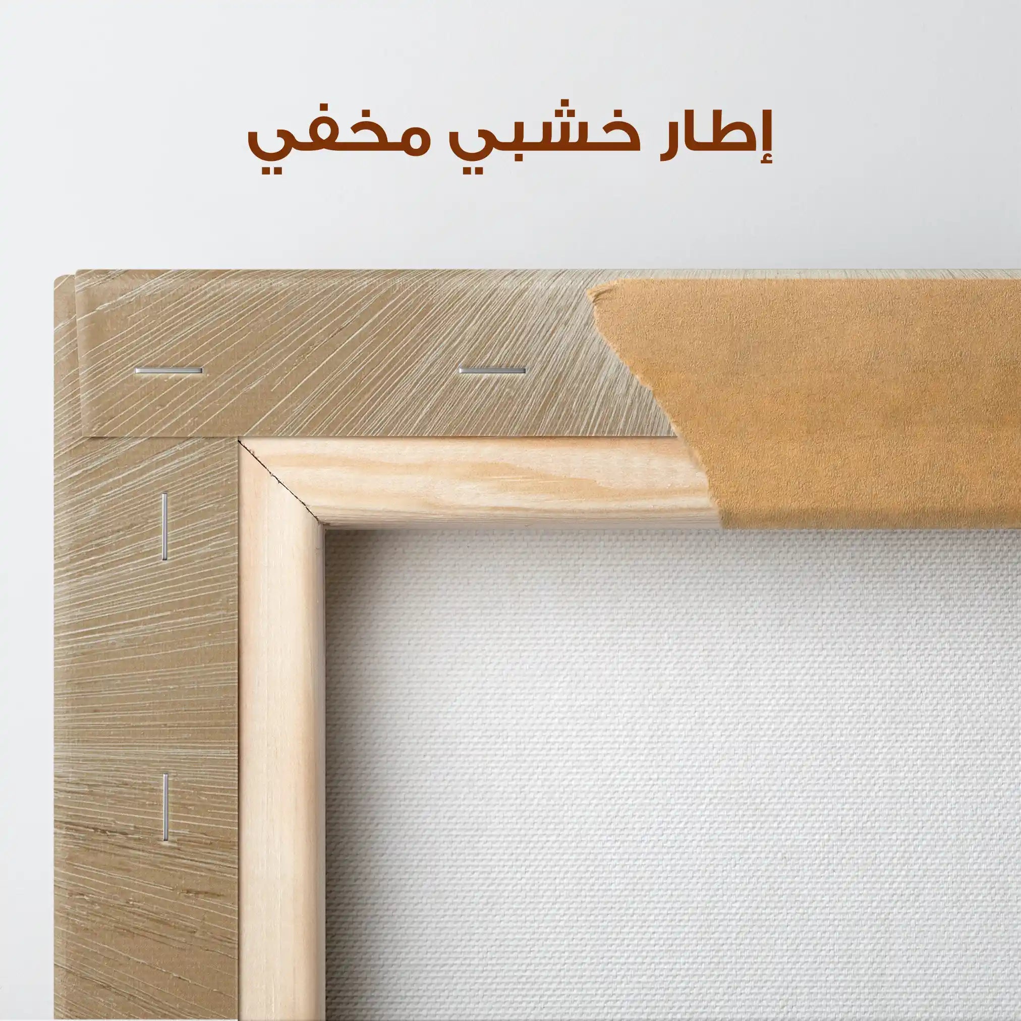 Abstract 1311 Canvas Art 60 x 60 cm / Stretched on hidden frame