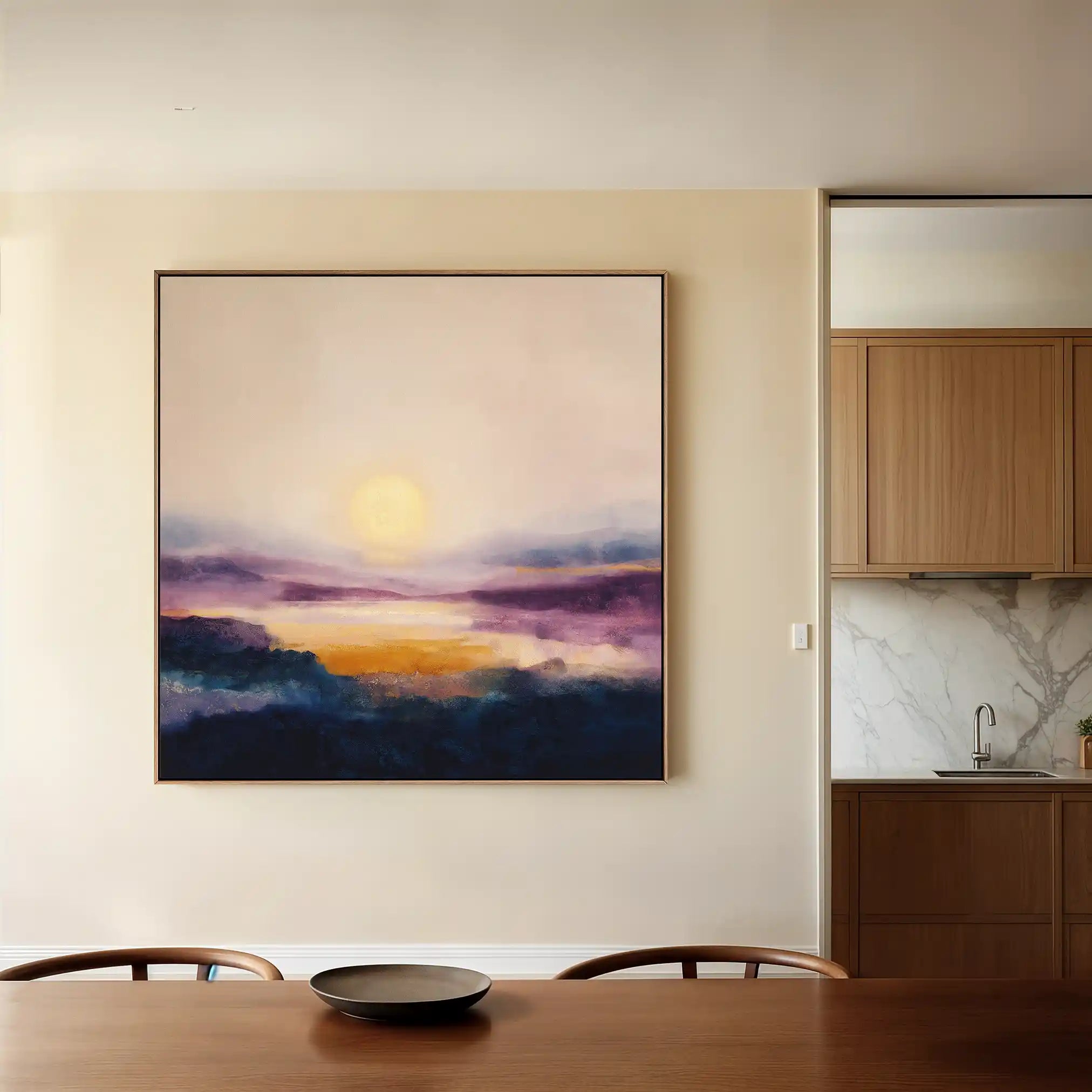 Abstract 1312 Canvas Art 60 x 60 cm / Stretched on hidden frame