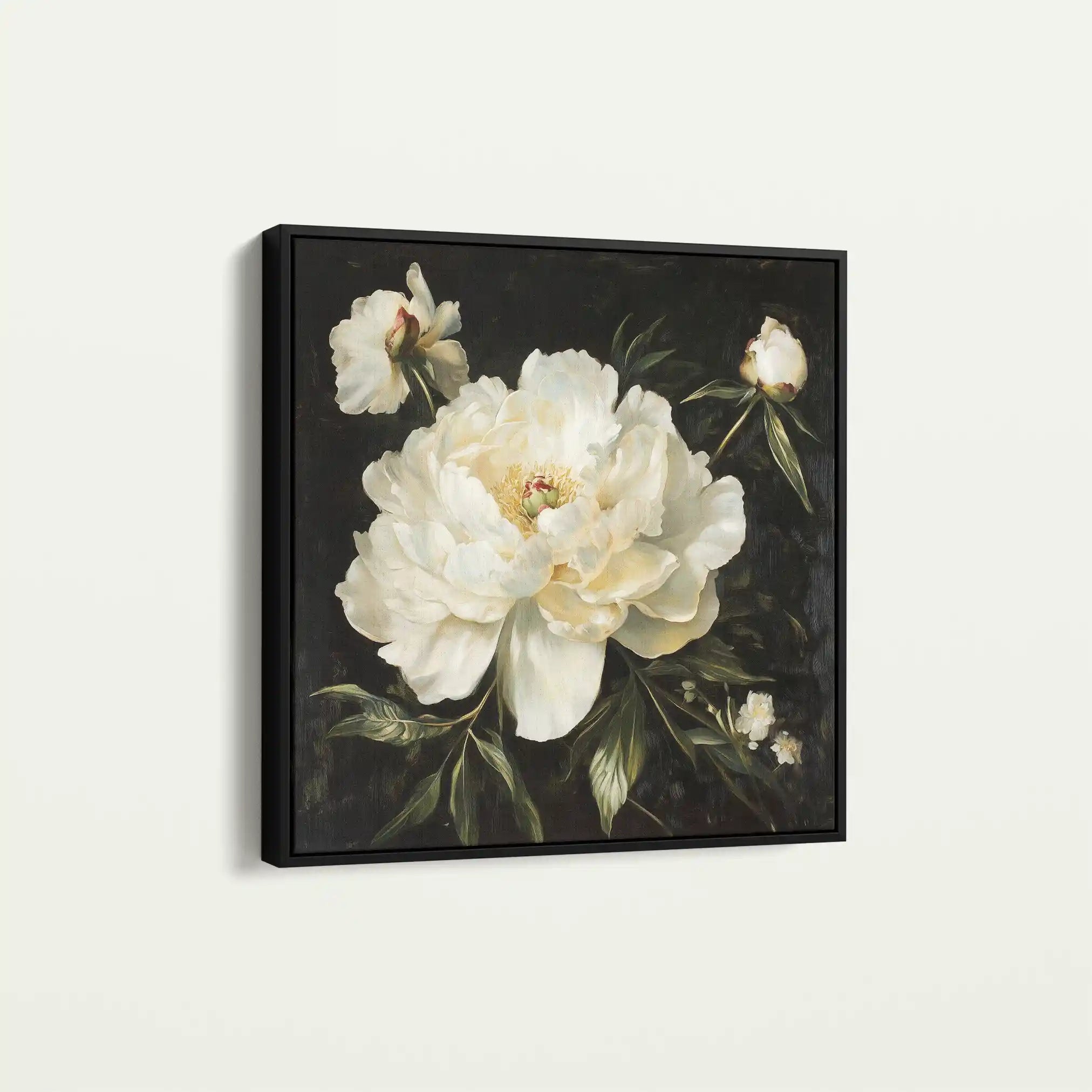 Floral Canvas Wall Art WAD1314-F 80 x 80 cm / Stretched on hidden frame