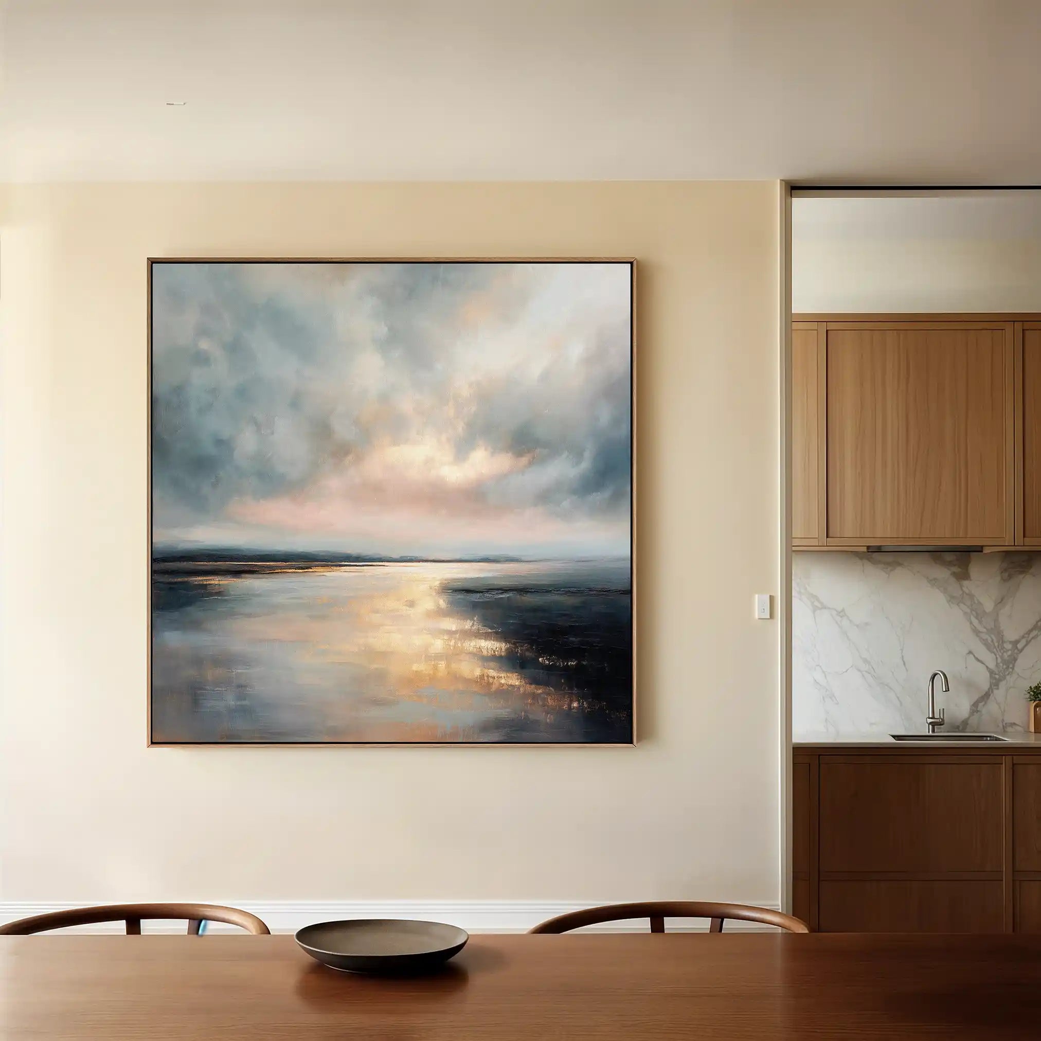 Abstract 1315 Canvas Art 60 x 60 cm / Stretched on hidden frame