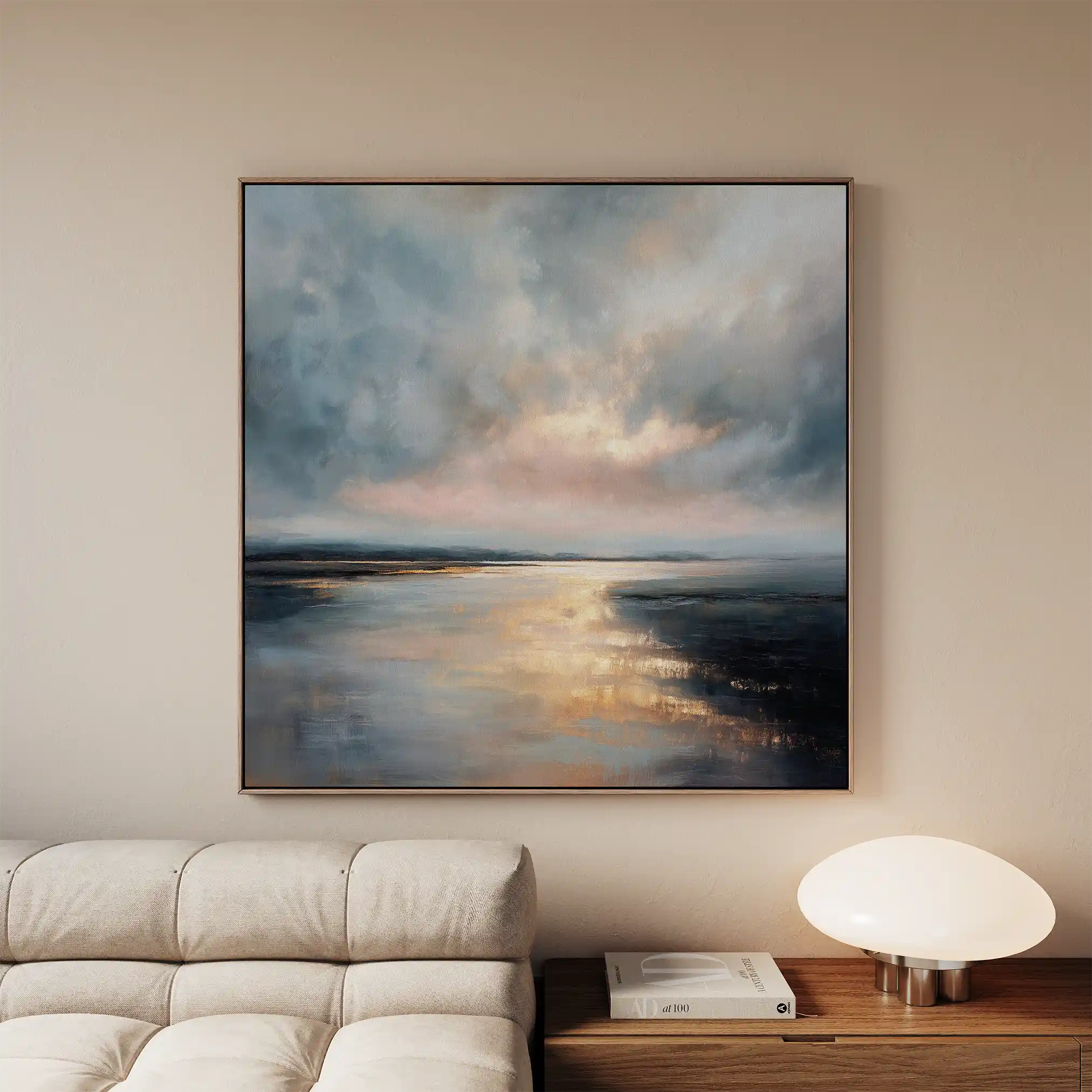 Abstract 1315 Canvas Art 60 x 60 cm / Stretched on hidden frame
