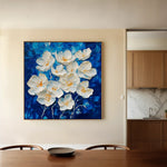 Floral Canvas Wall Art WAD1315-F 80 x 80 cm / Stretched on hidden frame