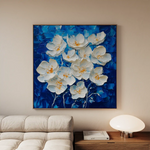 Floral Canvas Wall Art WAD1315-F 80 x 80 cm / Stretched on hidden frame