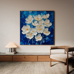 Floral Canvas Wall Art WAD1315-F 80 x 80 cm / Stretched on hidden frame