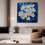 Floral Canvas Wall Art WAD1315-F 80 x 80 cm / Stretched on hidden frame