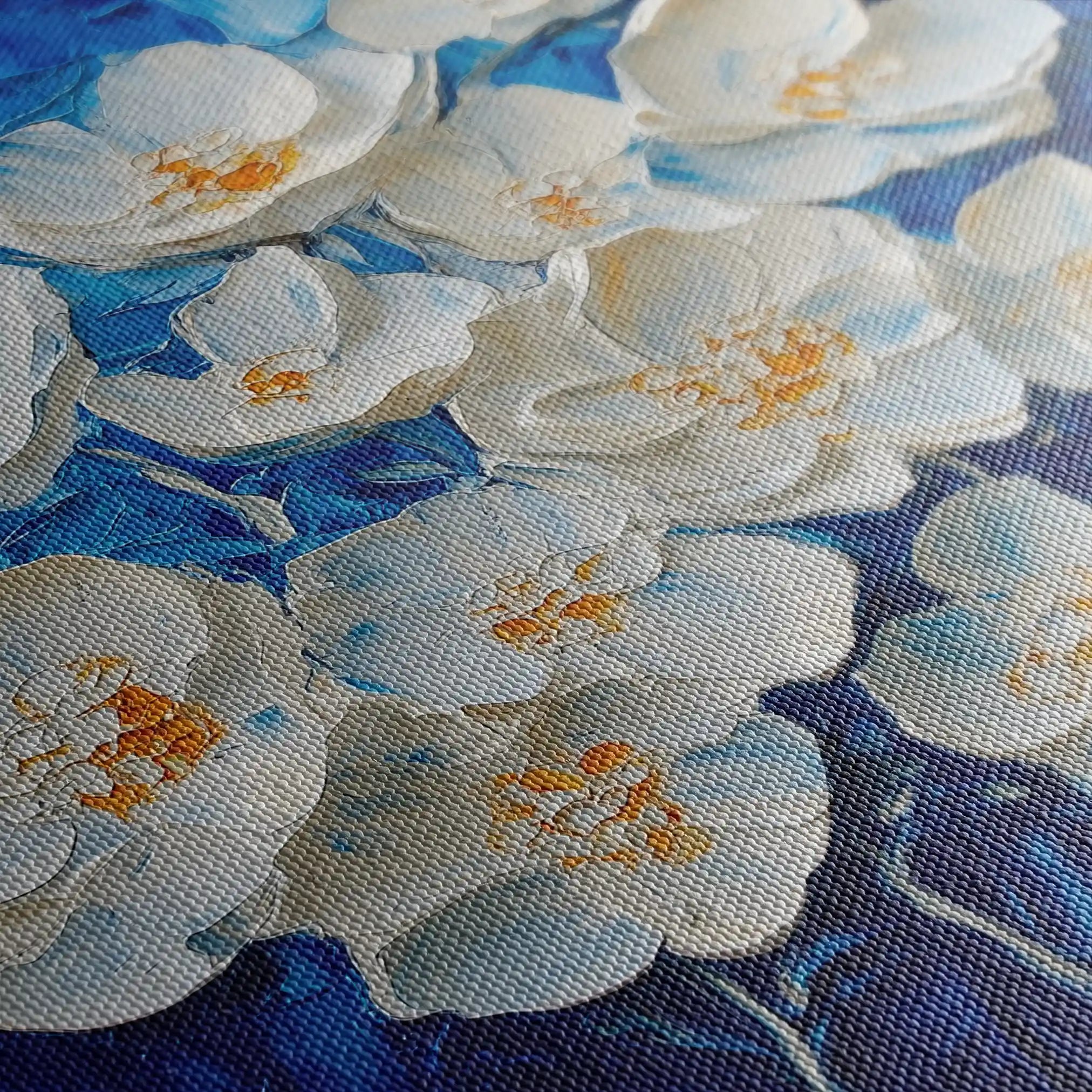 Floral Canvas Wall Art WAD1315-F 80 x 80 cm / Stretched on hidden frame