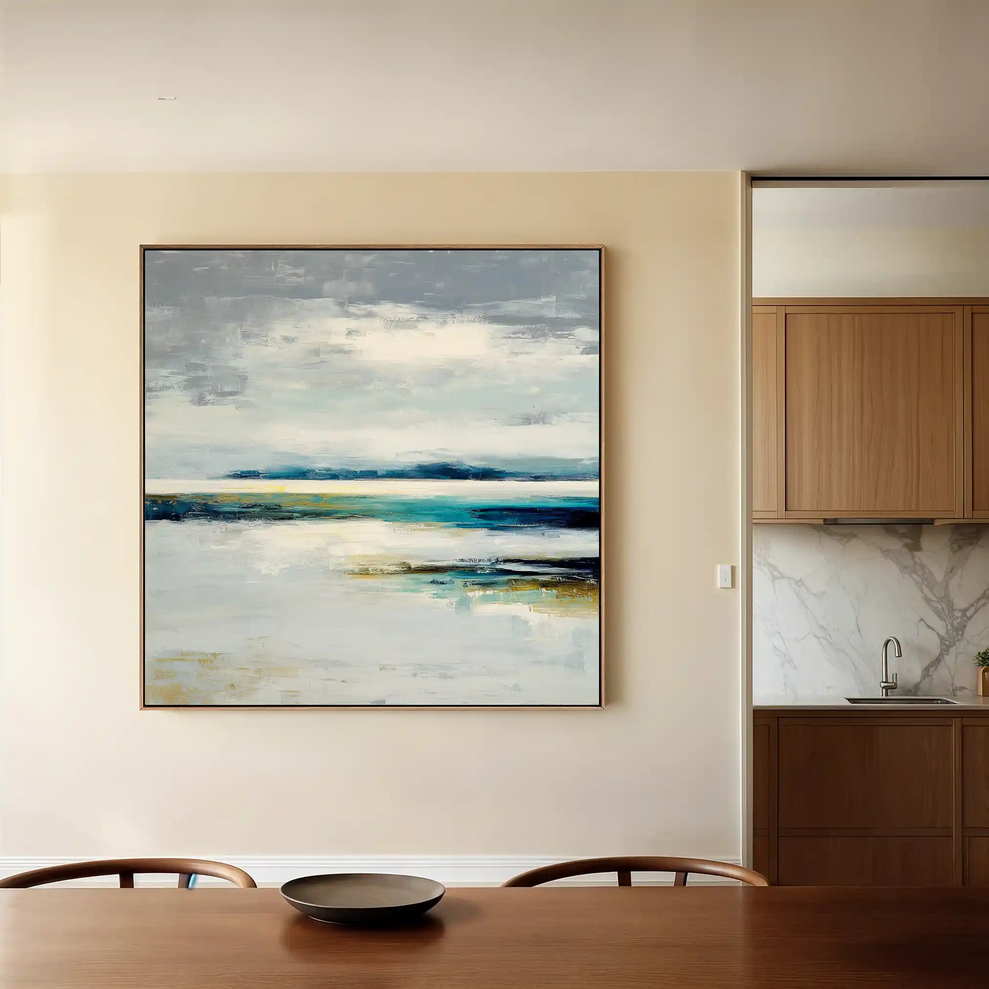 Abstract 1317 Canvas Art 60 x 60 cm / Stretched on hidden frame