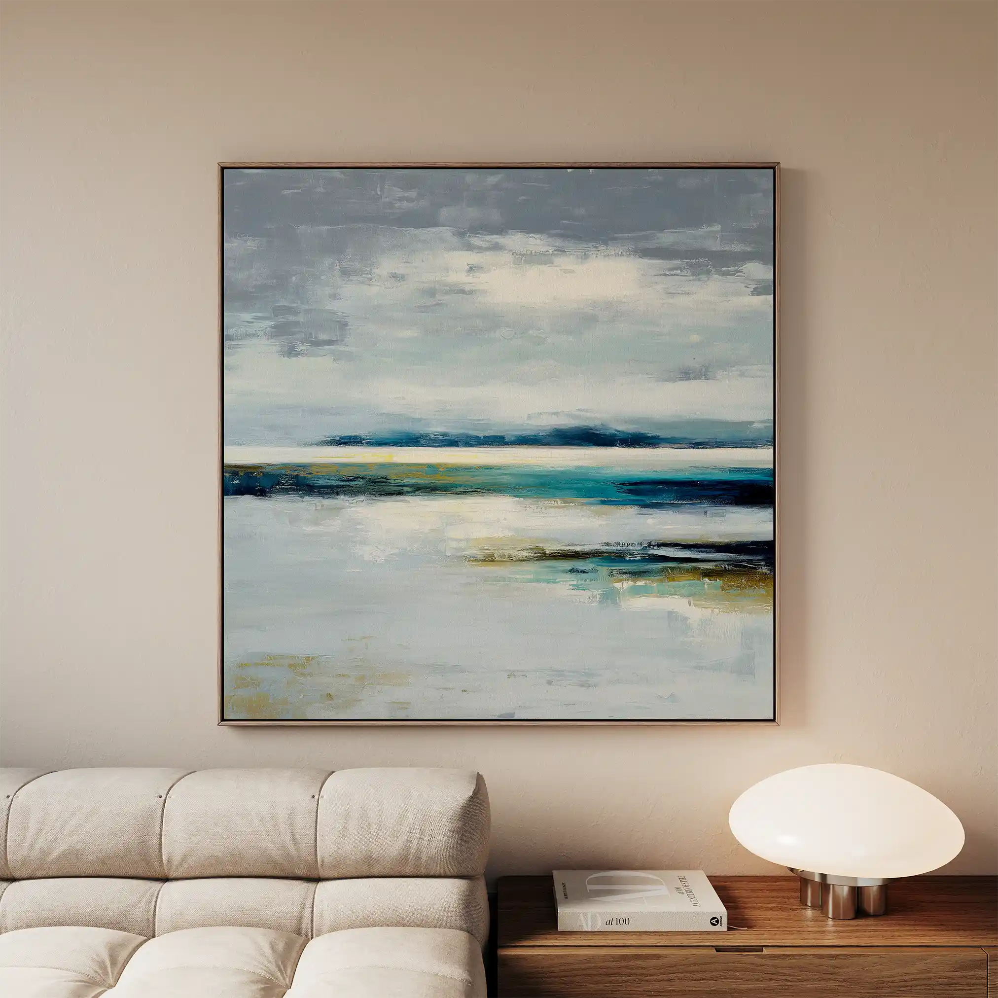 Abstract 1317 Canvas Art 60 x 60 cm / Stretched on hidden frame