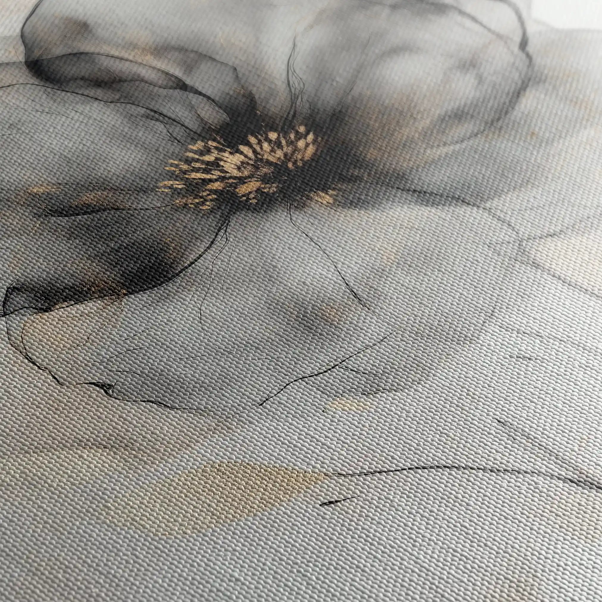 Floral Canvas Wall Art WAD1317-F 80 x 80 cm / Stretched on hidden frame