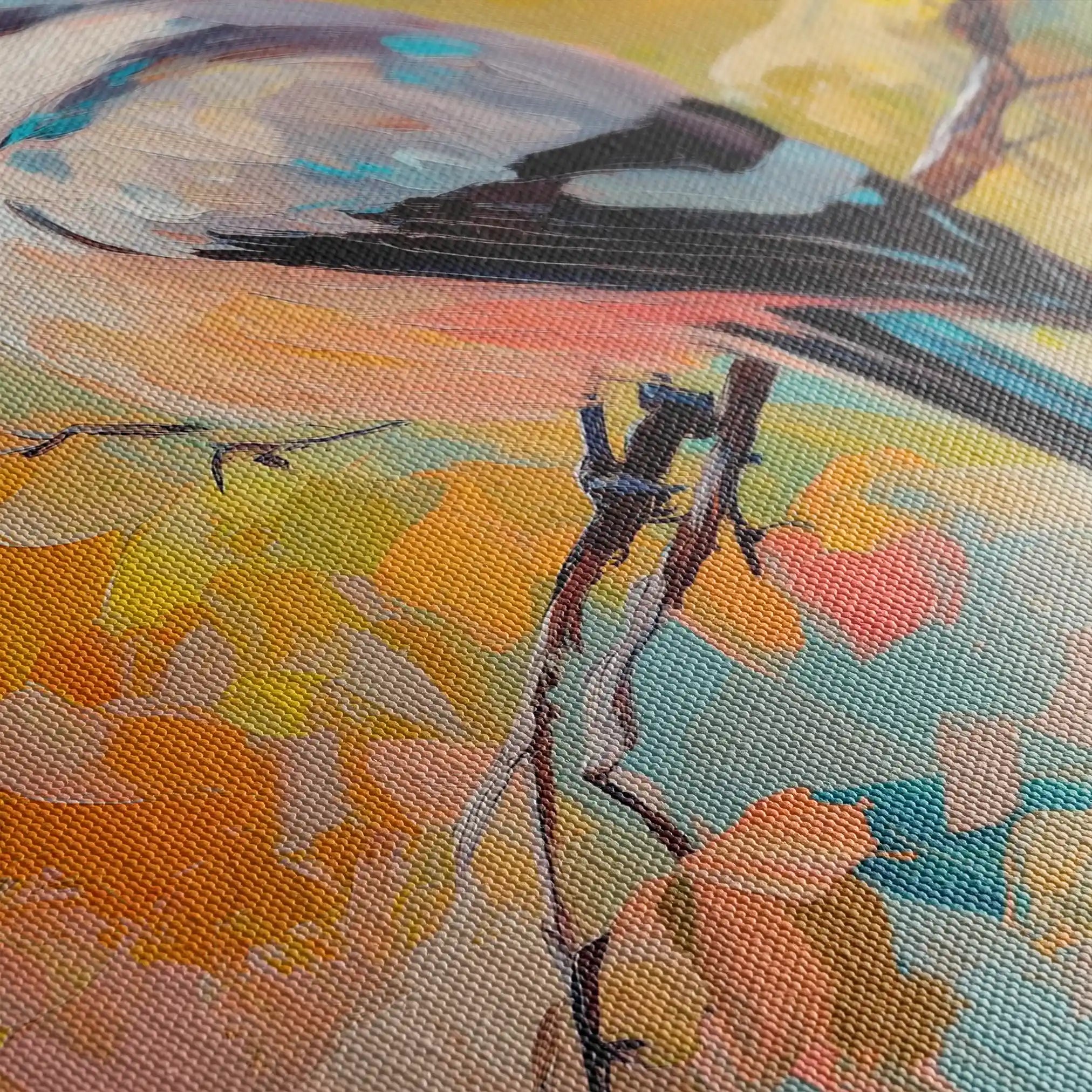 Animals 132 Canvas Art 90 x 60 cm / Stretched on hidden frame