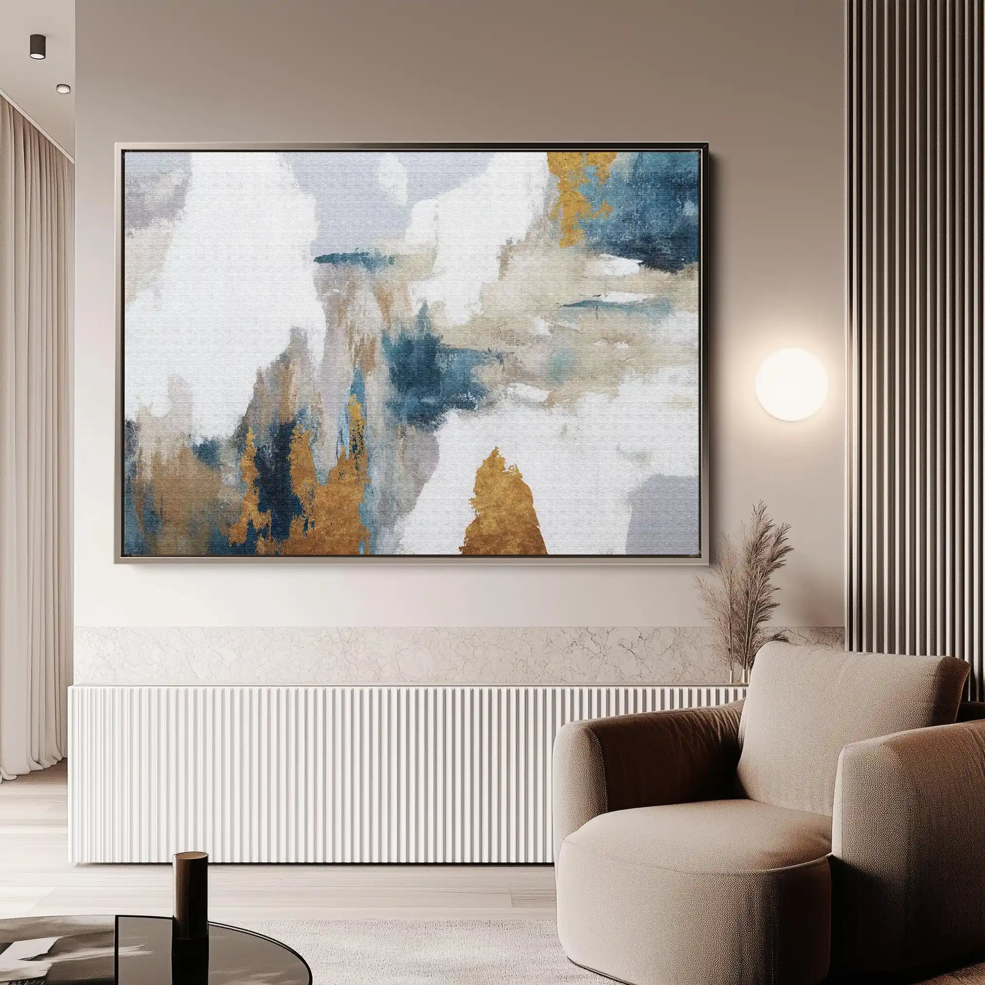 Abstract 132 Canvas Art 60 x 40 cm / Stretched on hidden frame