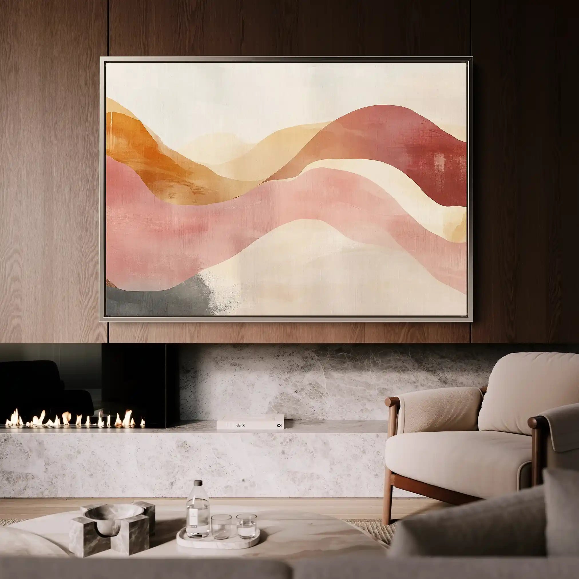 Boho 132 Canvas Art 90 x 60 cm / Stretched on hidden frame