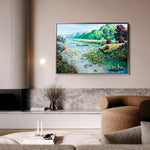 Landscape 132 Canvas Art 90 x 60 cm / Stretched on hidden frame