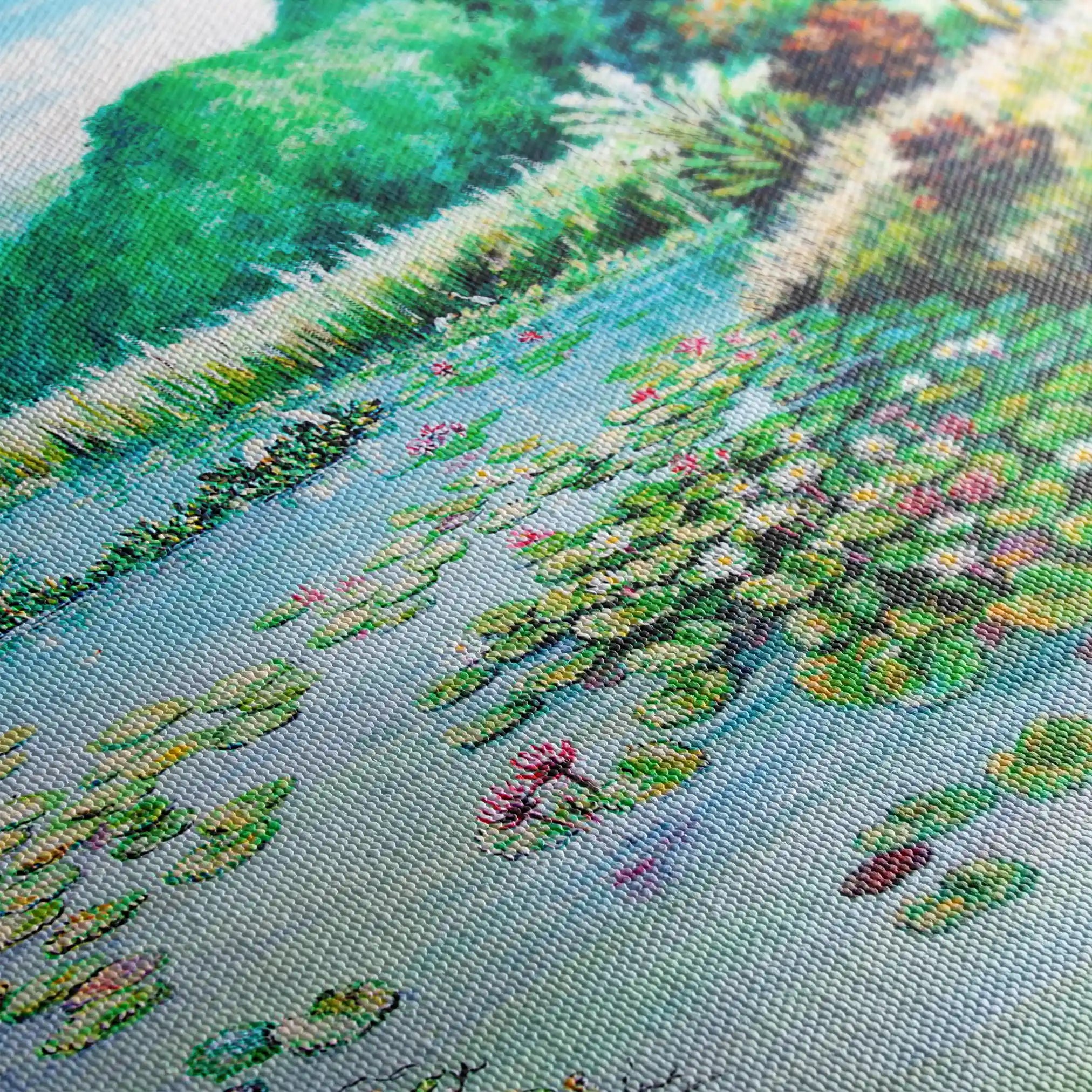 Landscape 132 Canvas Art 90 x 60 cm / Stretched on hidden frame