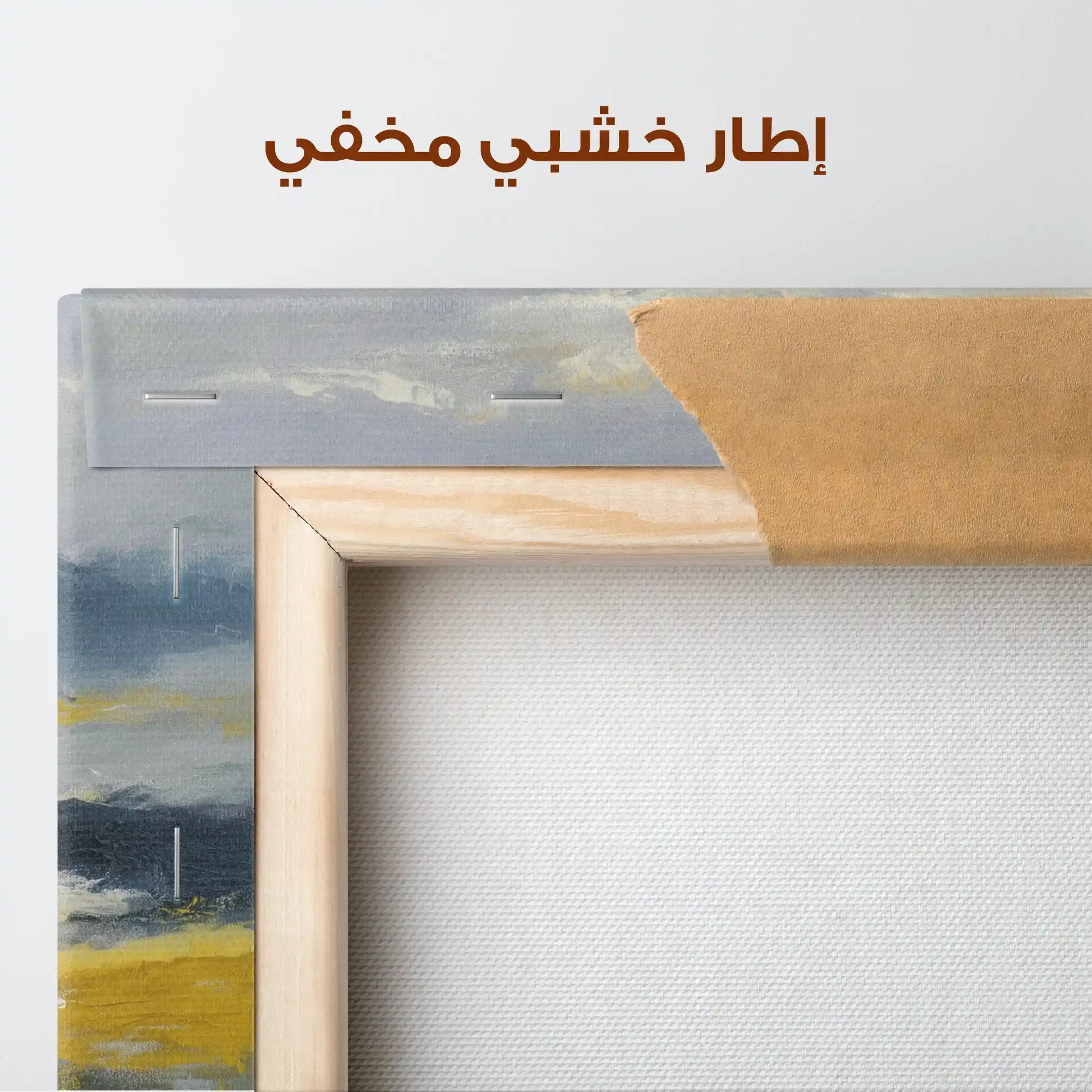 Abstract 1320 Canvas Art 60 x 60 cm / Stretched on hidden frame