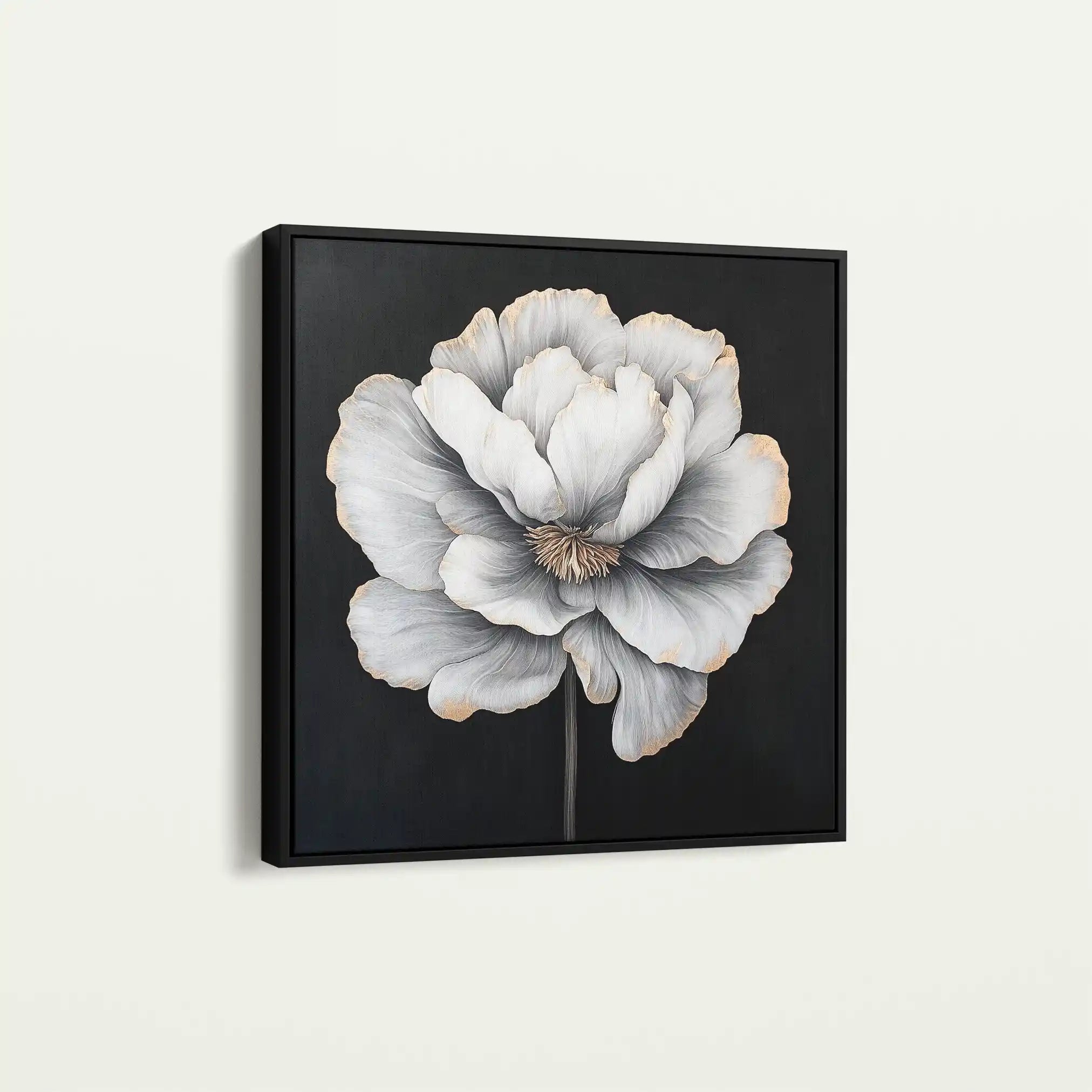 Floral Canvas Wall Art WAD1320-F 80 x 80 cm / Stretched on hidden frame