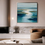 Abstract 1321 Canvas Art 60 x 60 cm / Stretched on hidden frame