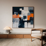 Abstract 1324 Canvas Art 60 x 60 cm / Stretched on hidden frame