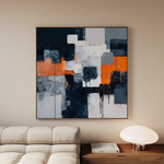 Abstract 1324 Canvas Art 60 x 60 cm / Stretched on hidden frame