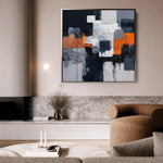 Abstract 1324 Canvas Art 60 x 60 cm / Stretched on hidden frame