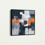 Abstract 1324 Canvas Art 60 x 60 cm / Stretched on hidden frame