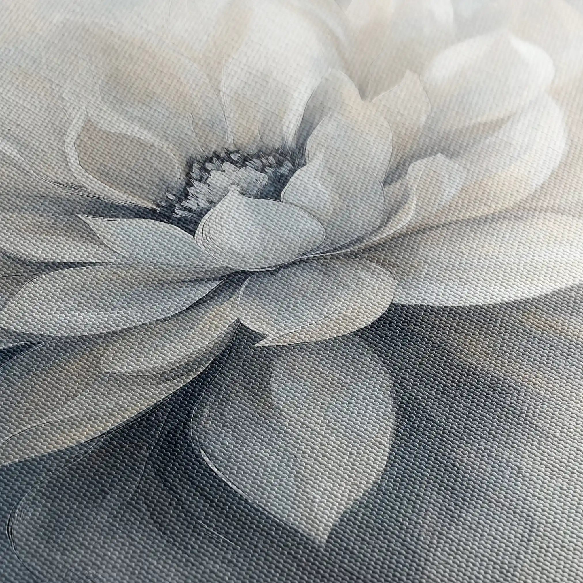 Floral Canvas Wall Art WAD1324-F 80 x 80 cm / Stretched on hidden frame