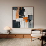 Abstract 1325 Canvas Art 60 x 60 cm / Stretched on hidden frame