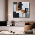 Abstract 1325 Canvas Art 60 x 60 cm / Stretched on hidden frame