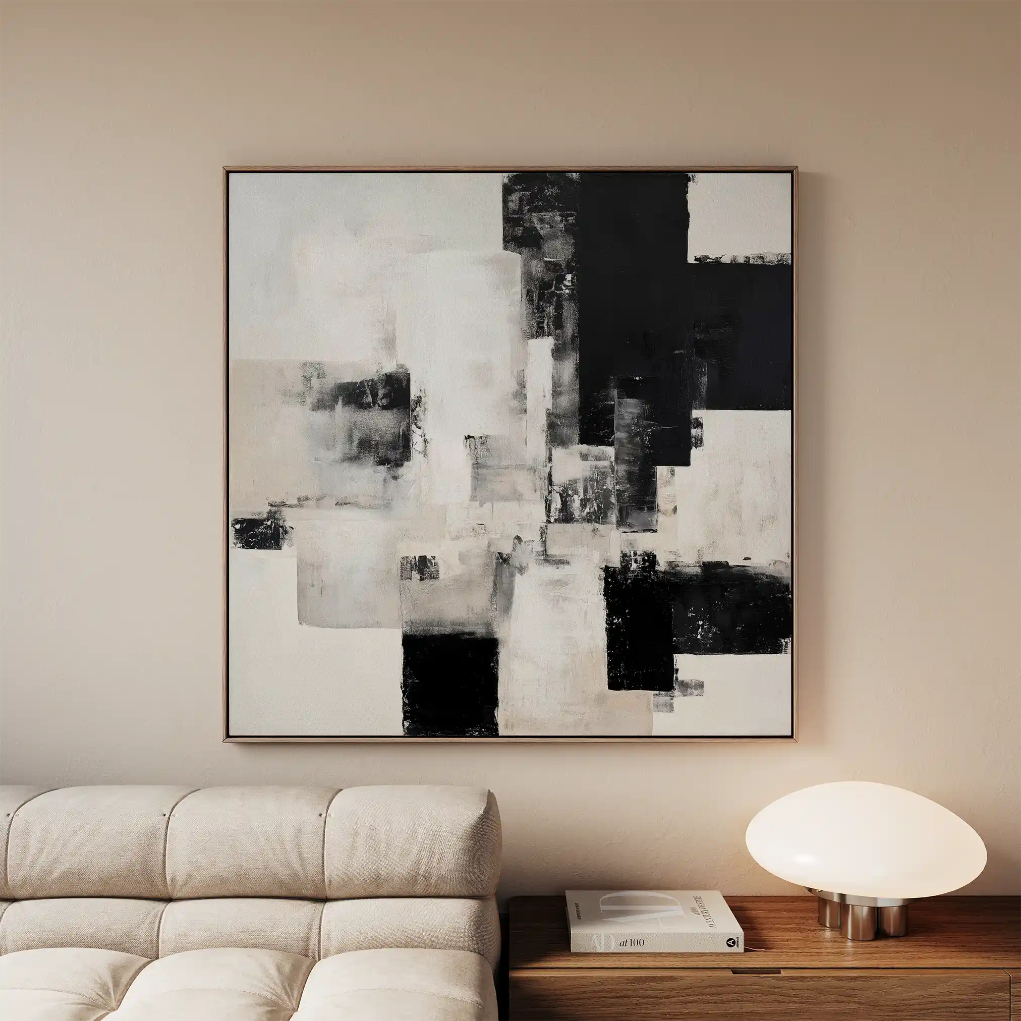 Abstract 1326 Canvas Art 60 x 60 cm / Stretched on hidden frame