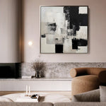 Abstract 1326 Canvas Art 60 x 60 cm / Stretched on hidden frame