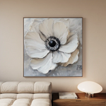 Floral Canvas Wall Art WAD1326-F 80 x 80 cm / Stretched on hidden frame