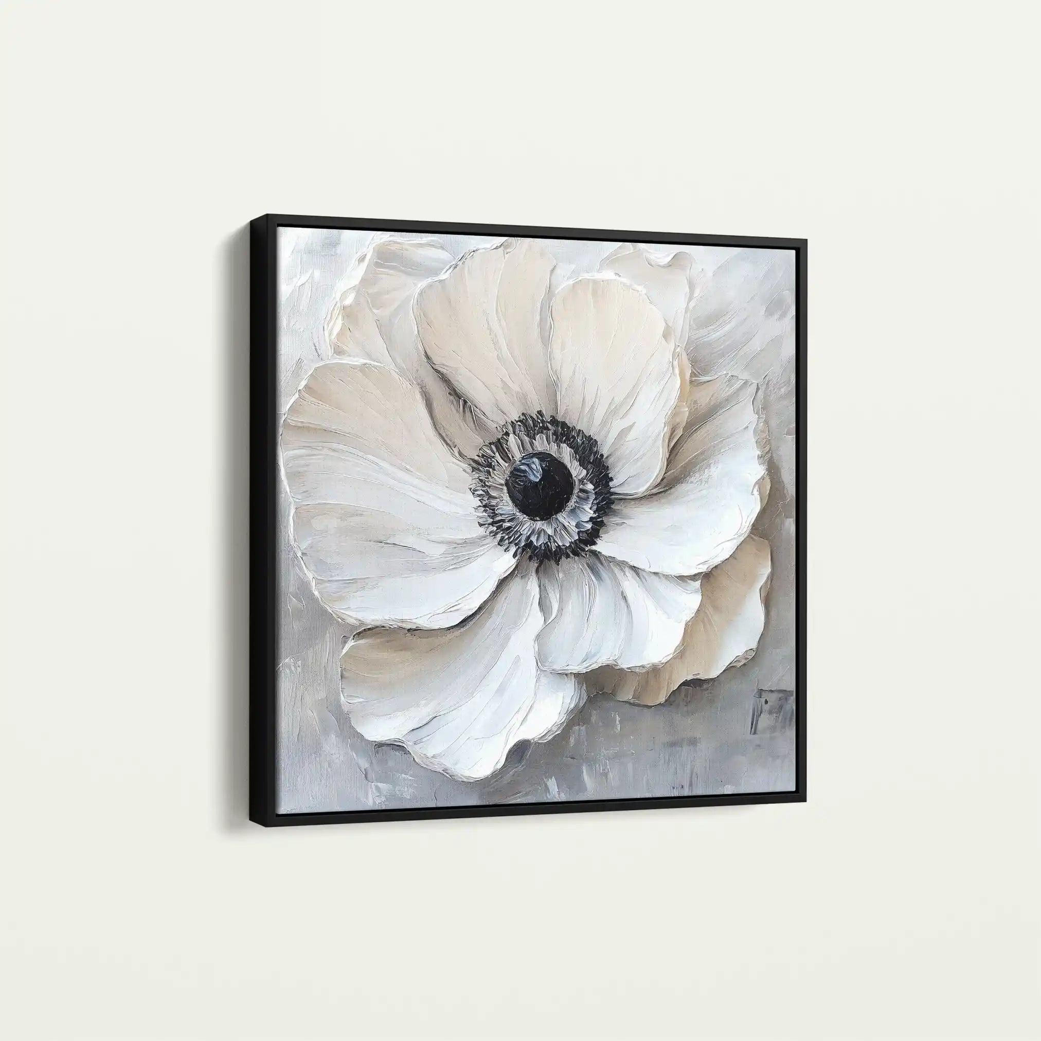 Floral Canvas Wall Art WAD1326-F 80 x 80 cm / Stretched on hidden frame