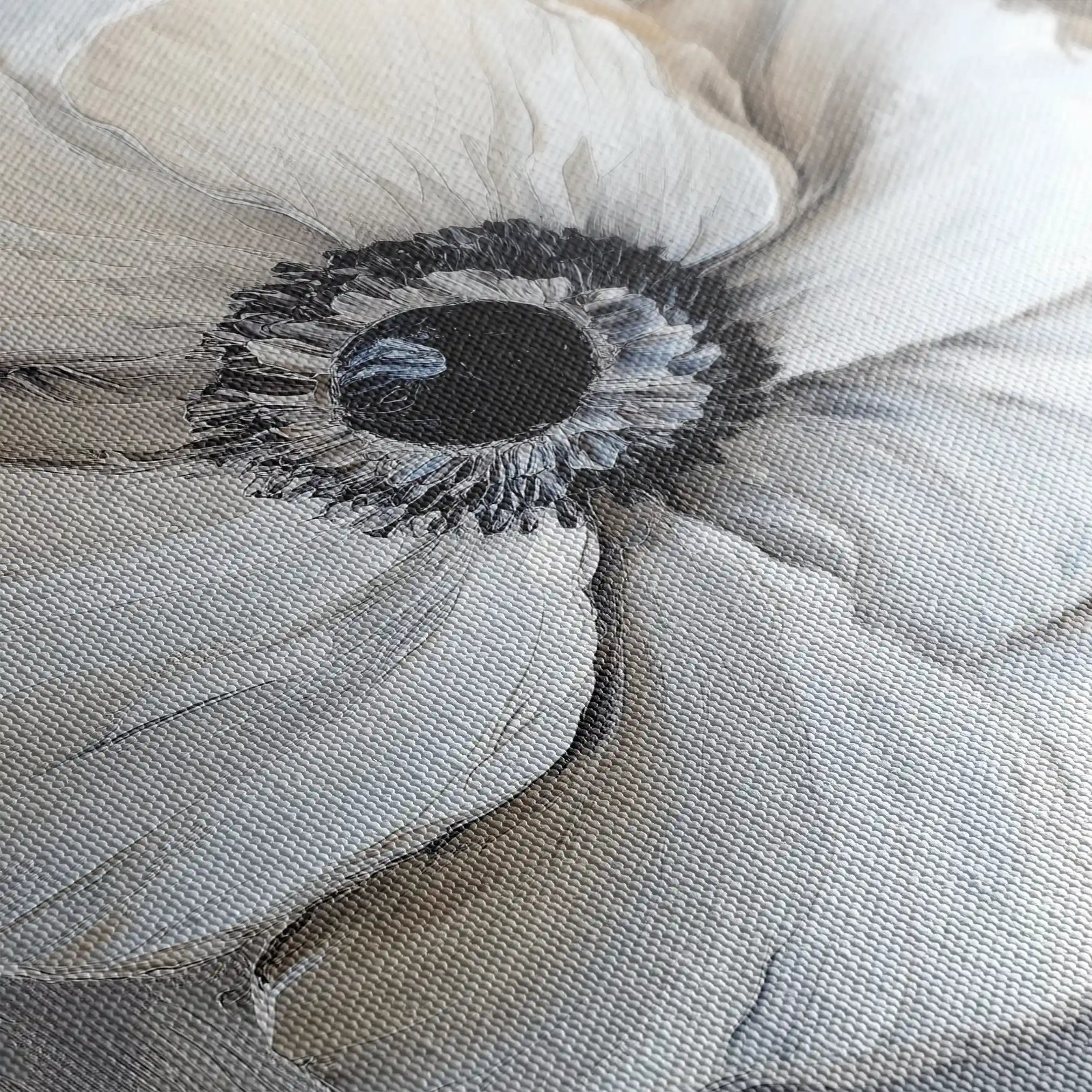 Floral Canvas Wall Art WAD1326-F 80 x 80 cm / Stretched on hidden frame