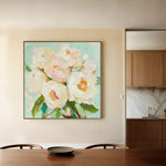 Floral Canvas Wall Art WAD1327-F 80 x 80 cm / Stretched on hidden frame