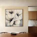 Floral Canvas Wall Art WAD1328-F 80 x 80 cm / Stretched on hidden frame