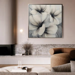 Floral Canvas Wall Art WAD1328-F 80 x 80 cm / Stretched on hidden frame