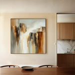 Abstract 1329 Canvas Art 60 x 60 cm / Stretched on hidden frame