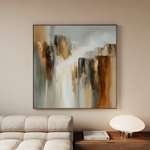 Abstract 1329 Canvas Art 60 x 60 cm / Stretched on hidden frame