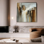 Abstract 1329 Canvas Art 60 x 60 cm / Stretched on hidden frame