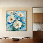 Floral Canvas Wall Art WAD1329-F 80 x 80 cm / Stretched on hidden frame