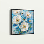 Floral Canvas Wall Art WAD1329-F 80 x 80 cm / Stretched on hidden frame