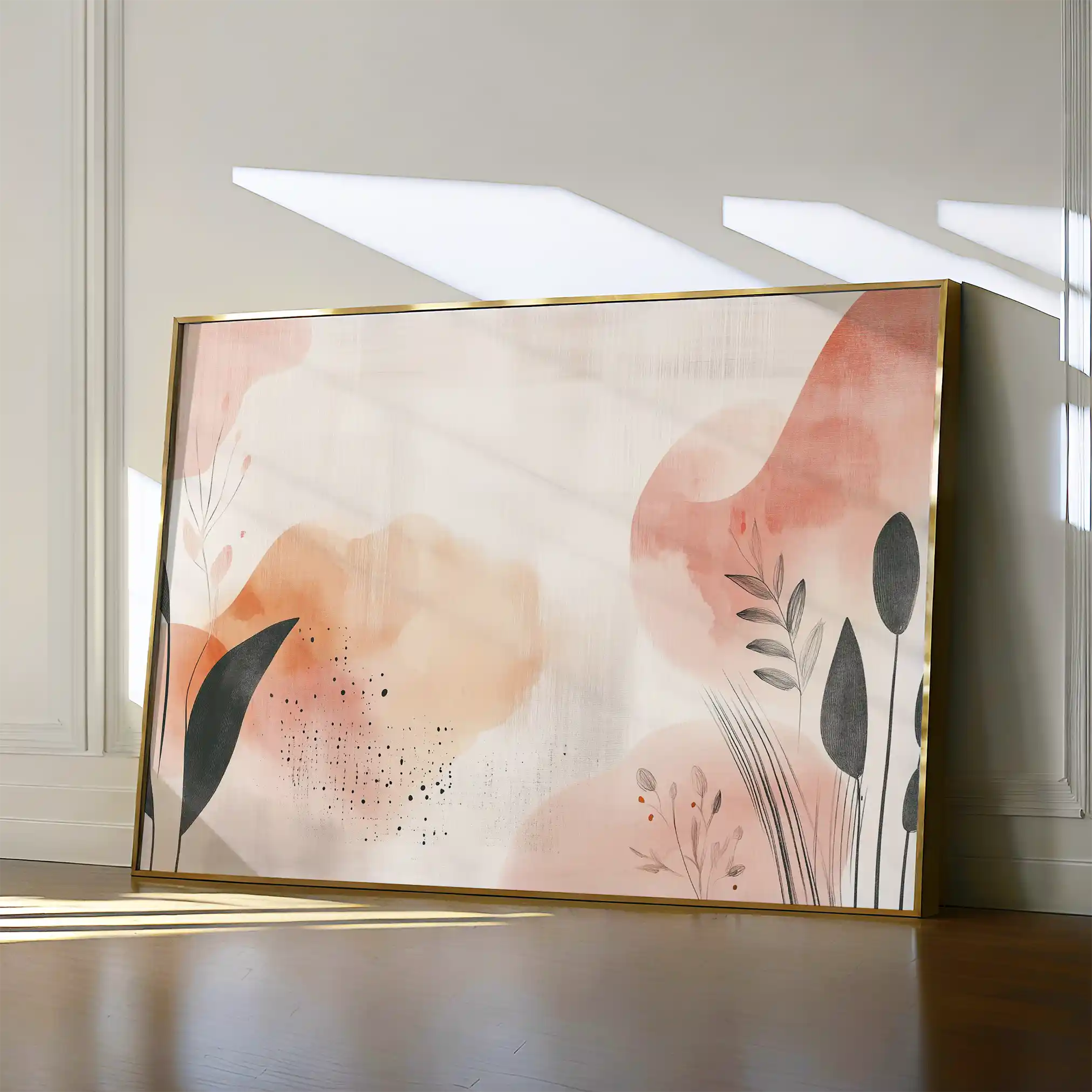 Boho 133 Canvas Art 90 x 60 cm / Stretched on hidden frame