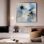 Abstract 1330 Canvas Art 60 x 60 cm / Stretched on hidden frame